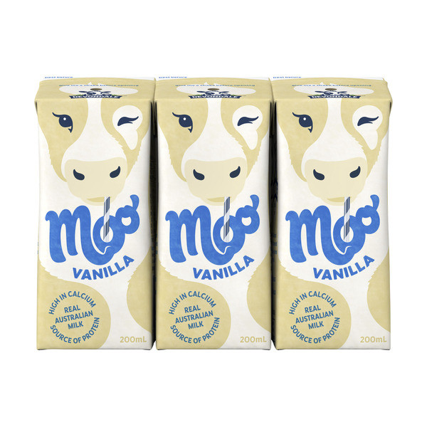 Thùng 24 hộp Sữa tươi nguyên kem Devondale Moo Úc vị vani 200ml - Từ 1 tuổi